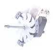 Range Convection Fan Assembly for Kenmore Elite 79078503013 - Part 318398203