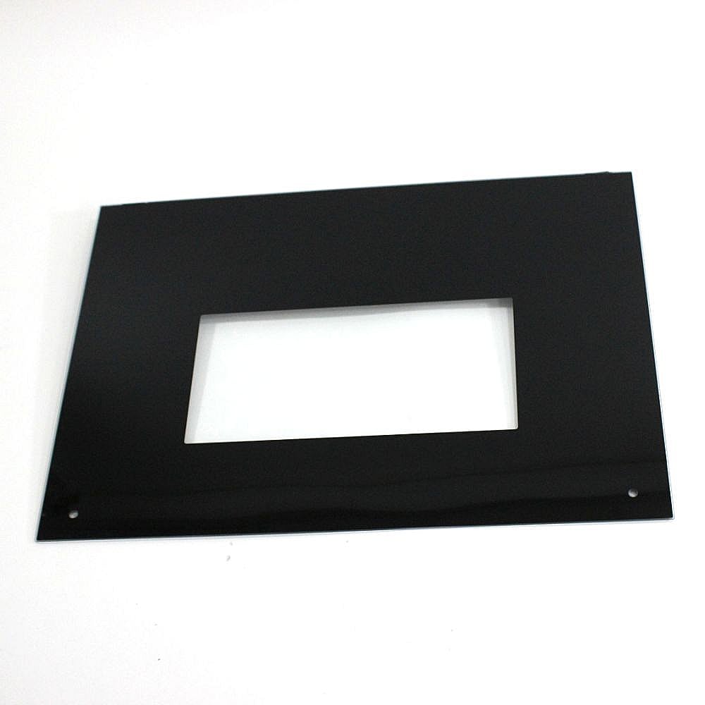 Photo of Range Oven Door Outer Panel Assembly (Black) from Repair Parts Direct