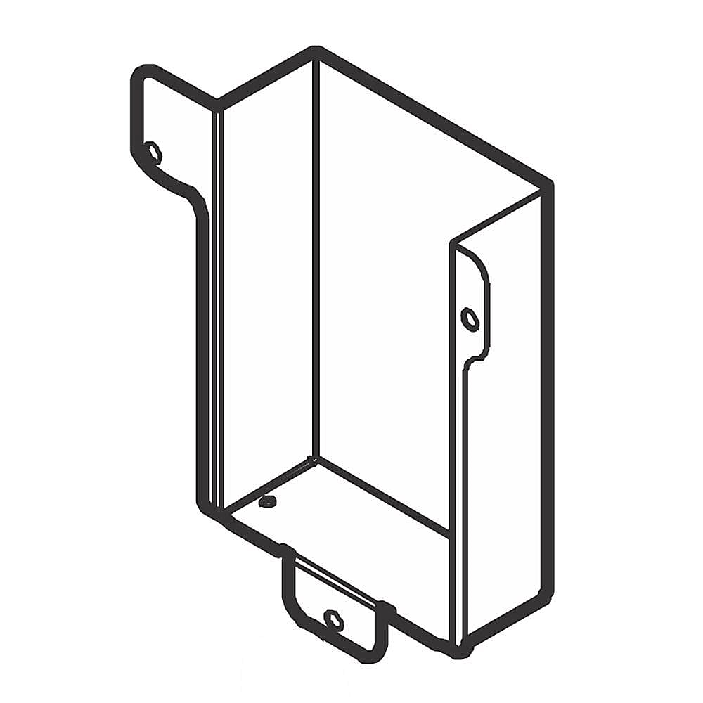 Kenmore Part #318406500, Shield | 6.65 x 4.85 x 1.45