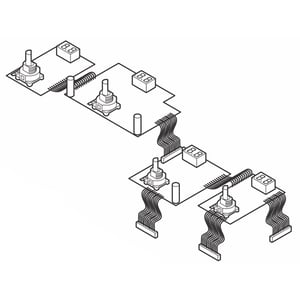 Range Surface Element Potentiometer And Display Board Assembly 318411412