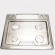 Range Main Top (stainless) for Electrolux EW30GS65GSA - Part 318536533