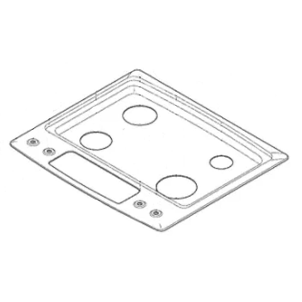 Electrolux Part #318536534, Range Main Top (Stainless) | 42.75 x 31.50 x 3.50