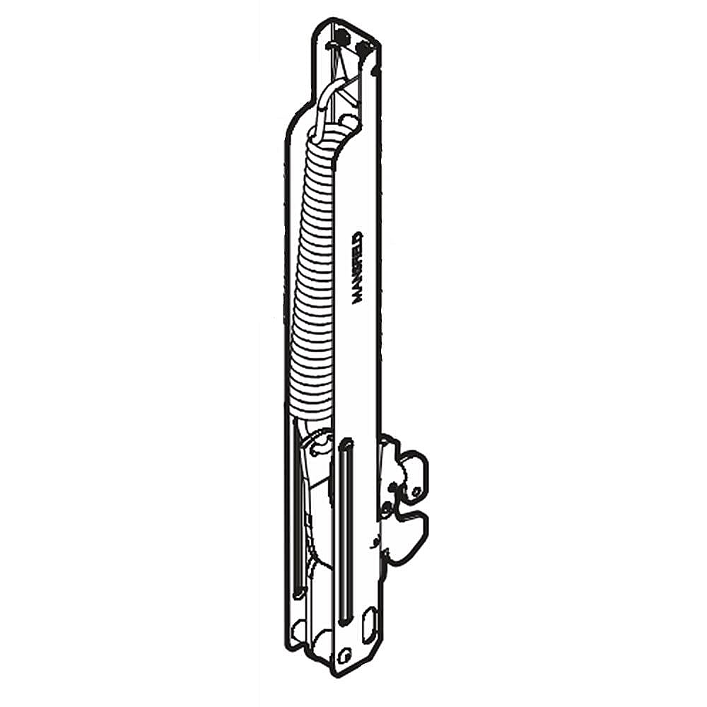 Kenmore Part #318567122, Hinge | 12.90 x 3.85 x 1.80