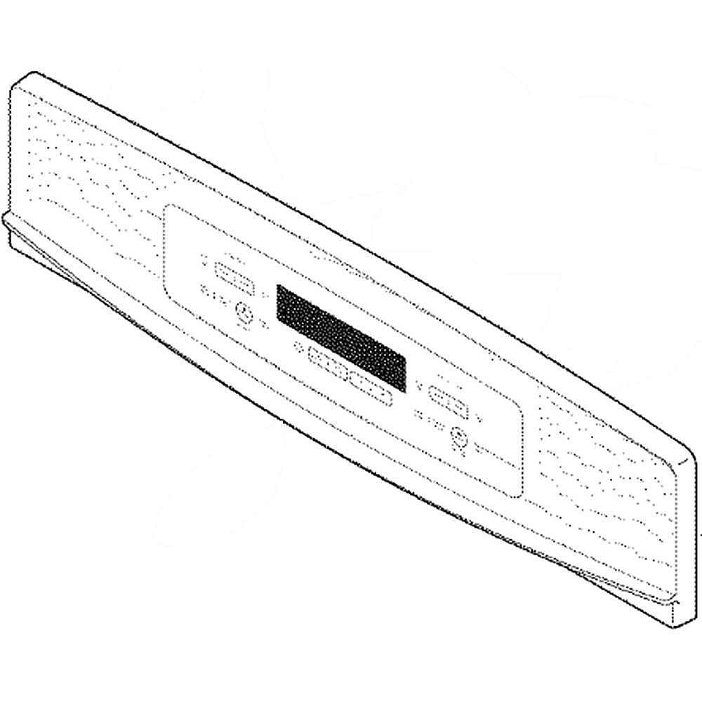 Kenmore Part #318575156, Wall Oven Control Panel Assembly (Black/stainless) | 32.80 x 9.40 x 4.70