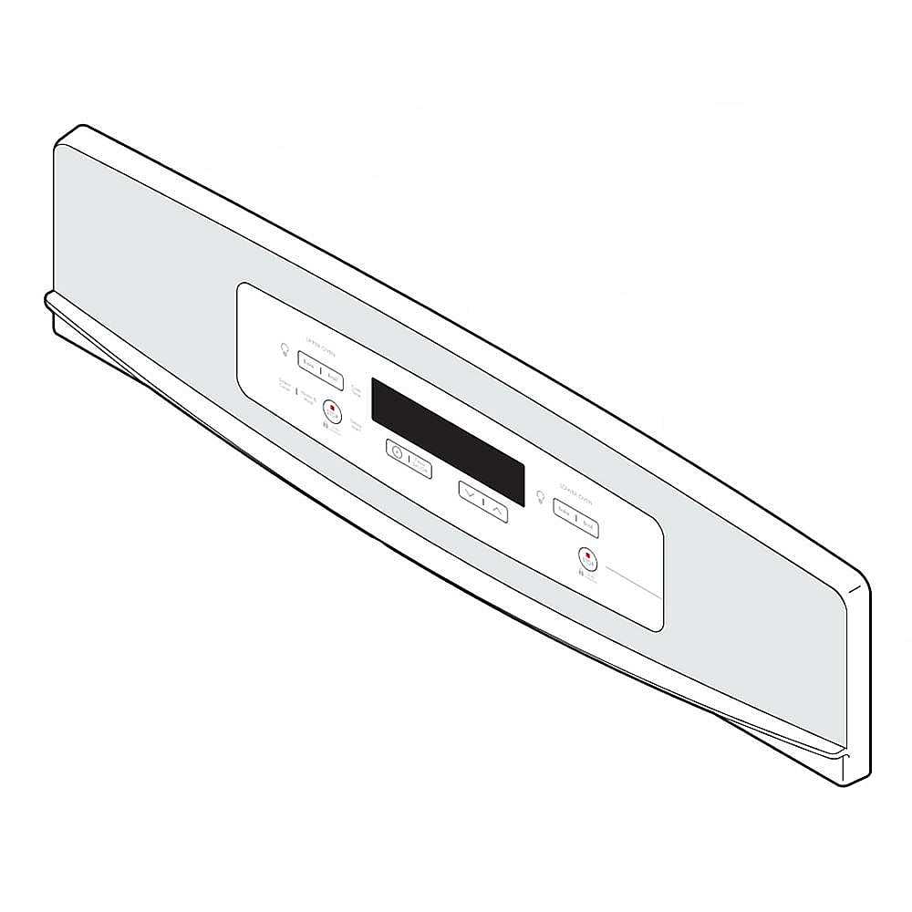 Kenmore Part #318575157, Wall Oven Control Panel (Black And Stainless) | 32.70 x 9.40 x 4.70