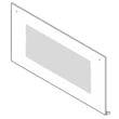 Range Lower Oven Door Outer Panel for Kenmore 79097609300 - Part 318646611