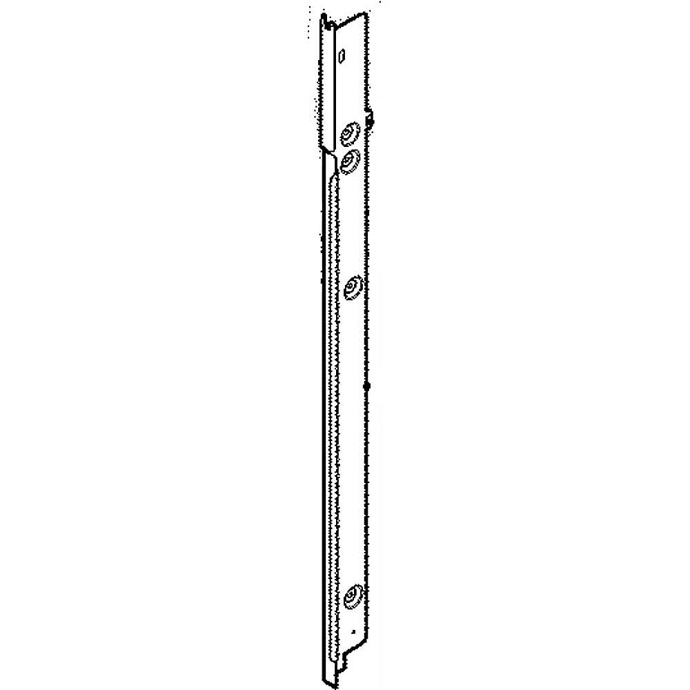 Part #318903759, Wall Oven Trim, Right (Black) / 27.25 x 5.10 x 1.15