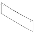 Range Warming Drawer Front Panel (black) for Electrolux EW30IS65JSD - Part 318904408
