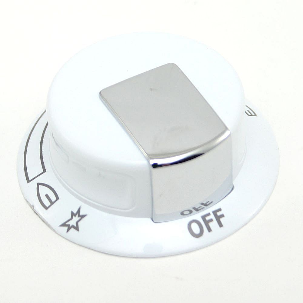 Photo of Range Surface Burner Knob (White) from Repair Parts Direct