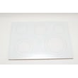 Range Main Top (white) for Frigidaire FGES3065KBE - Part 318916904