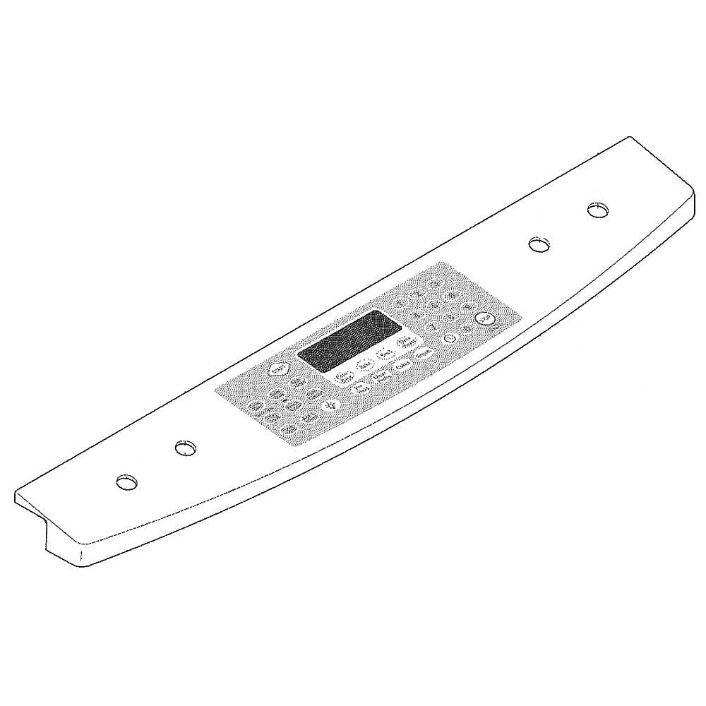 Kenmore Elite Part #318918017, Range Control Panel Assembly (Bisque) | 31.50 x 5.50 x 0.75