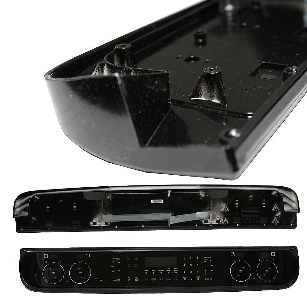 Part #318922135, Range Control Panel And Overlay (Black) / 31.38 x 5.25 x 1.75