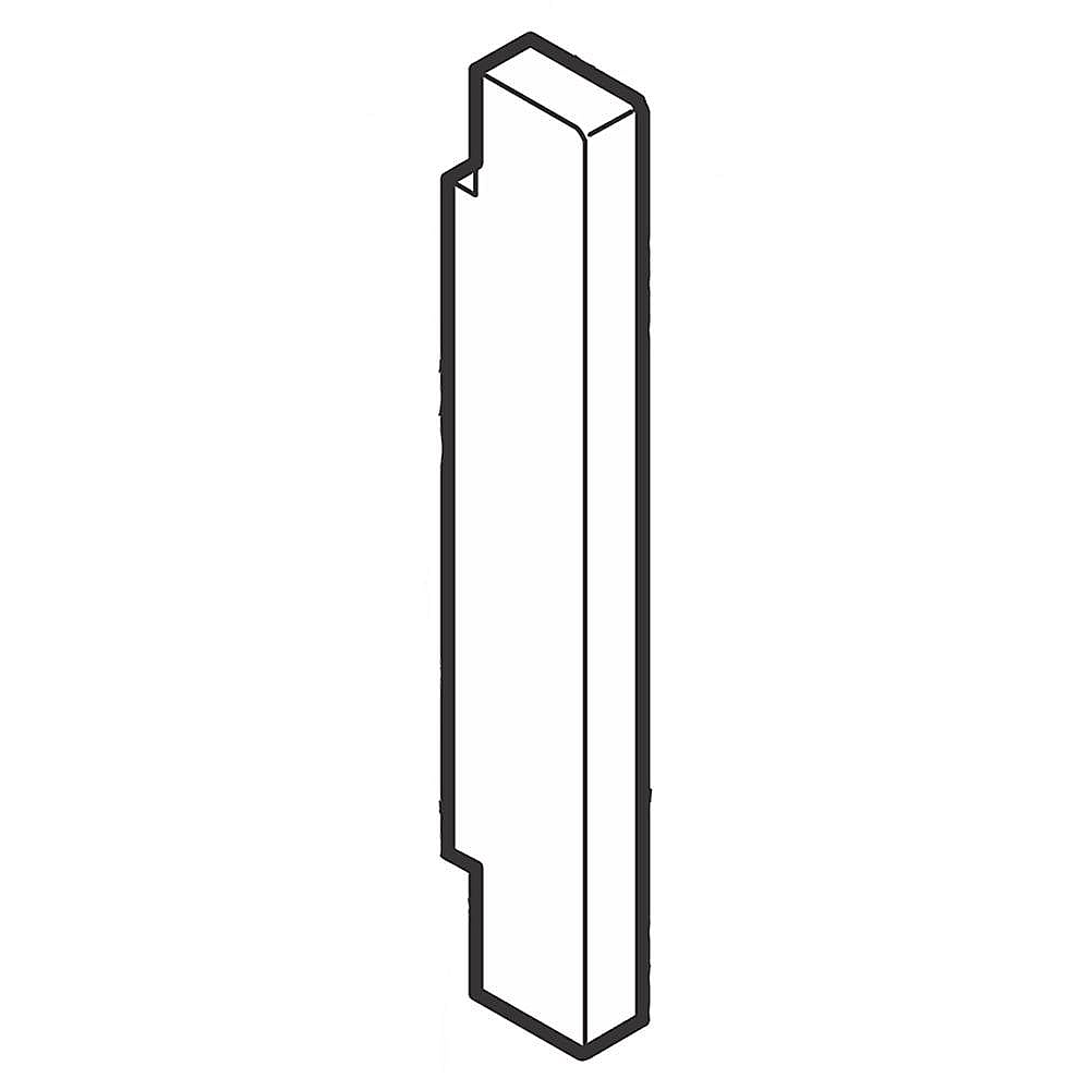 Kenmore Part #318925101, Wall Oven Microwave Side Trim | 16.25 x 4.60 x 2.00