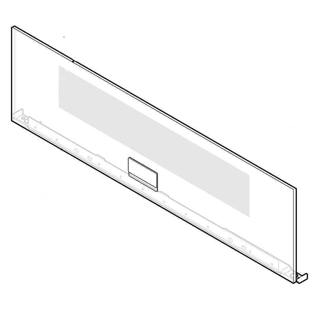 Frigidaire Part #318934201, Range Oven Door Outer Panel Assembly (Black) | 41.50 x 25.25 x 4.00