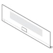 Range Oven Door Outer Panel Assembly (black) for Frigidaire FGGF304DLB1 - Part 318934201