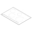 Cooktop Main Top Assembly (black And Stainless) for Kenmore Elite 79042832801 - Part 318935200