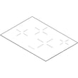 Cooktop Main Top Assembly (black) for Frigidaire FGIC3067MBB - Part 318935218