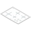 Cooktop Main Top Assembly (black) for Electrolux EW30IC60LS1 - Part 318935223
