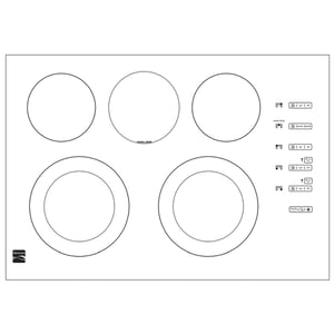 Cooktop Main Top Assembly 318935233
