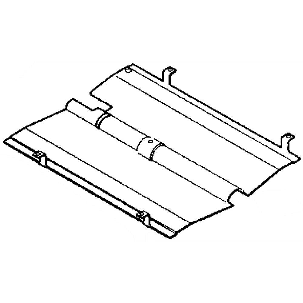 Gibson Part #5303210379, Range Broil Burner Baffle | 14.60 x 11.25 x 1.60