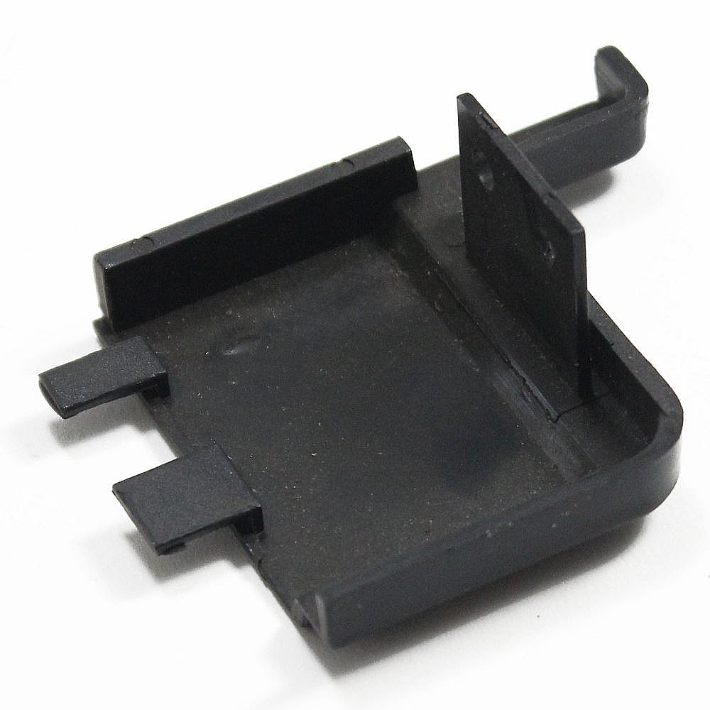 Kenmore Part #5303280338, Wall Oven Control Panel End Cap, Right (Black) | 2.60 x 2.15 x 1.20
