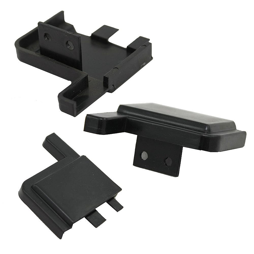 Kenmore Part #5303280339, Wall Oven Control Panel End Cap, Left (Black) | 2.70 x 2.10 x 1.05