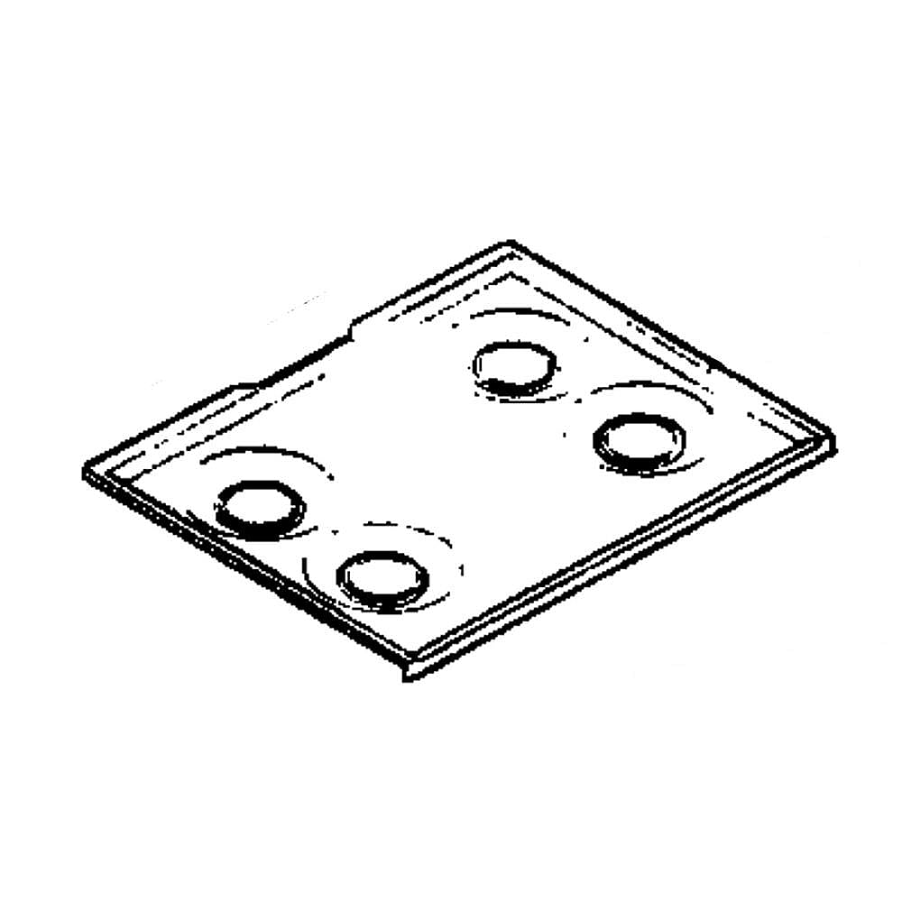 Gibson Part #5303285852, Range Main Top (White) | 26.10 x 23.40 x 5.00