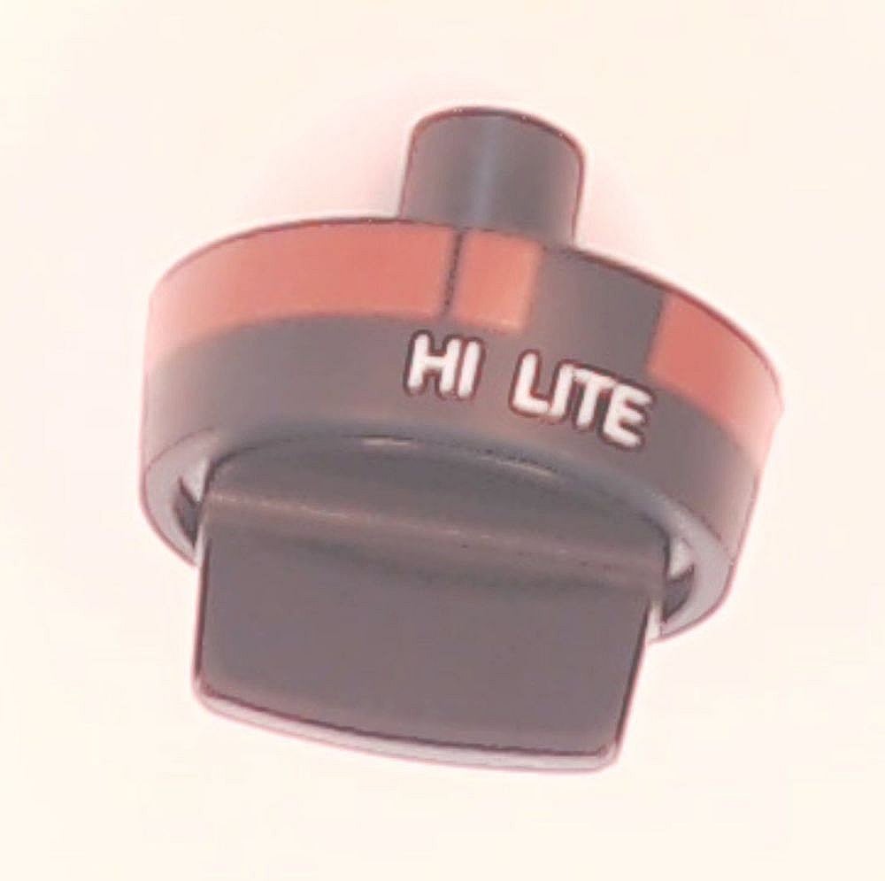 GE Part #5303303407, Ran Surface Burner Knob | 1.65 x 1.55 x 1.55