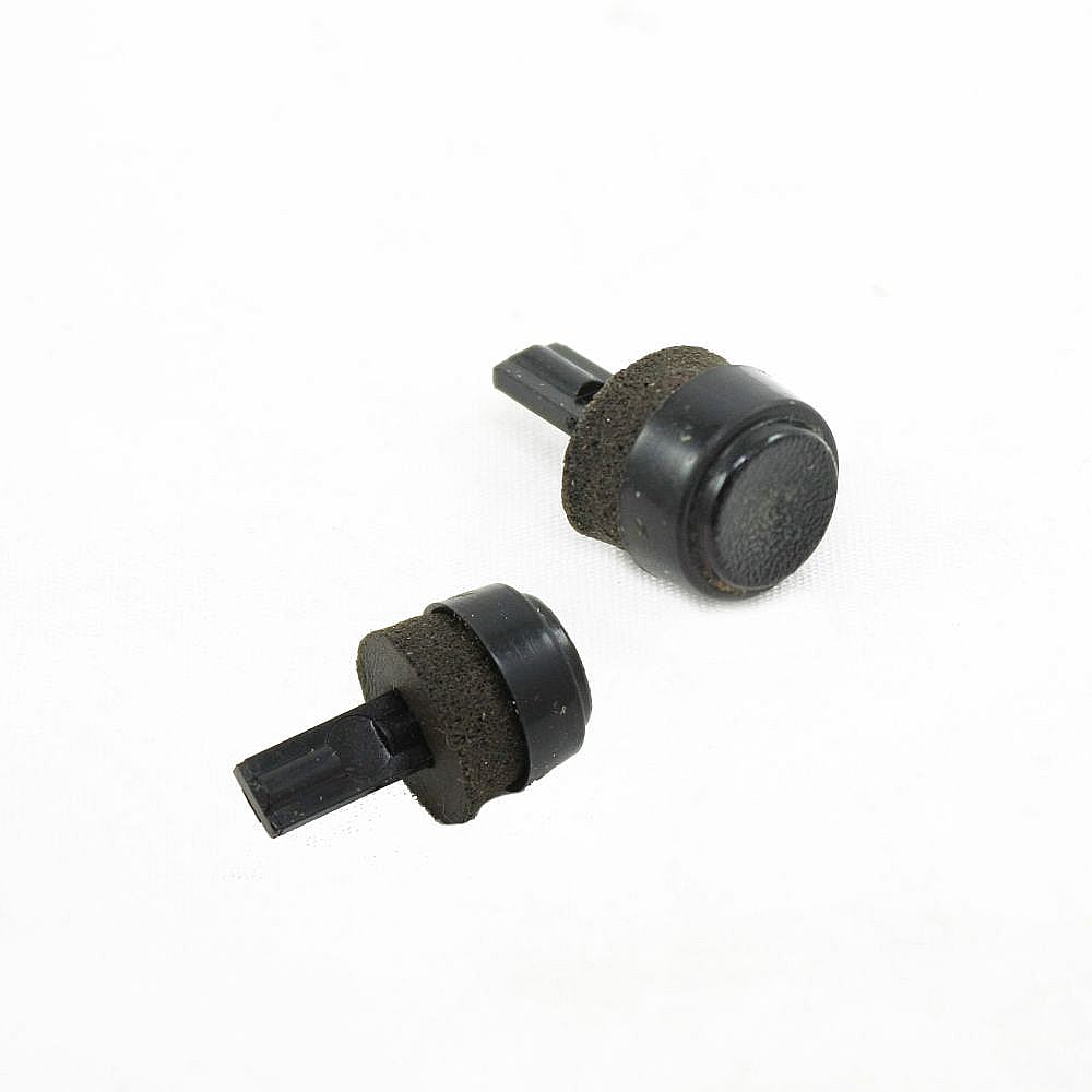Tappan Part #5303304677, Range Oven Control Button (Black) | 2.00 x 0.60 x 0.50