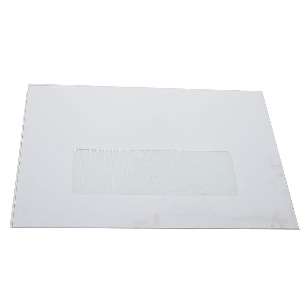 Photo of Range Oven Door Outer Panel (White) from Repair Parts Direct