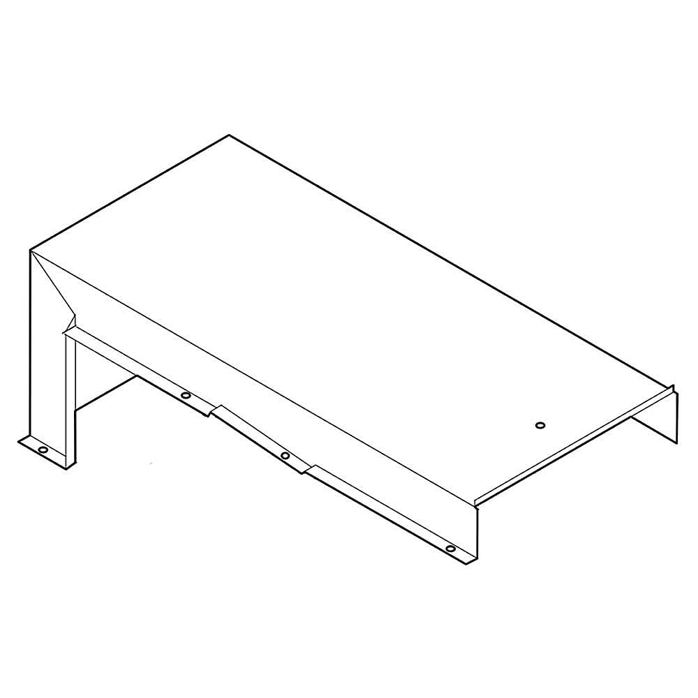Kenmore Part #5303326219, Shield | 19.00 x 11.00 x 6.00