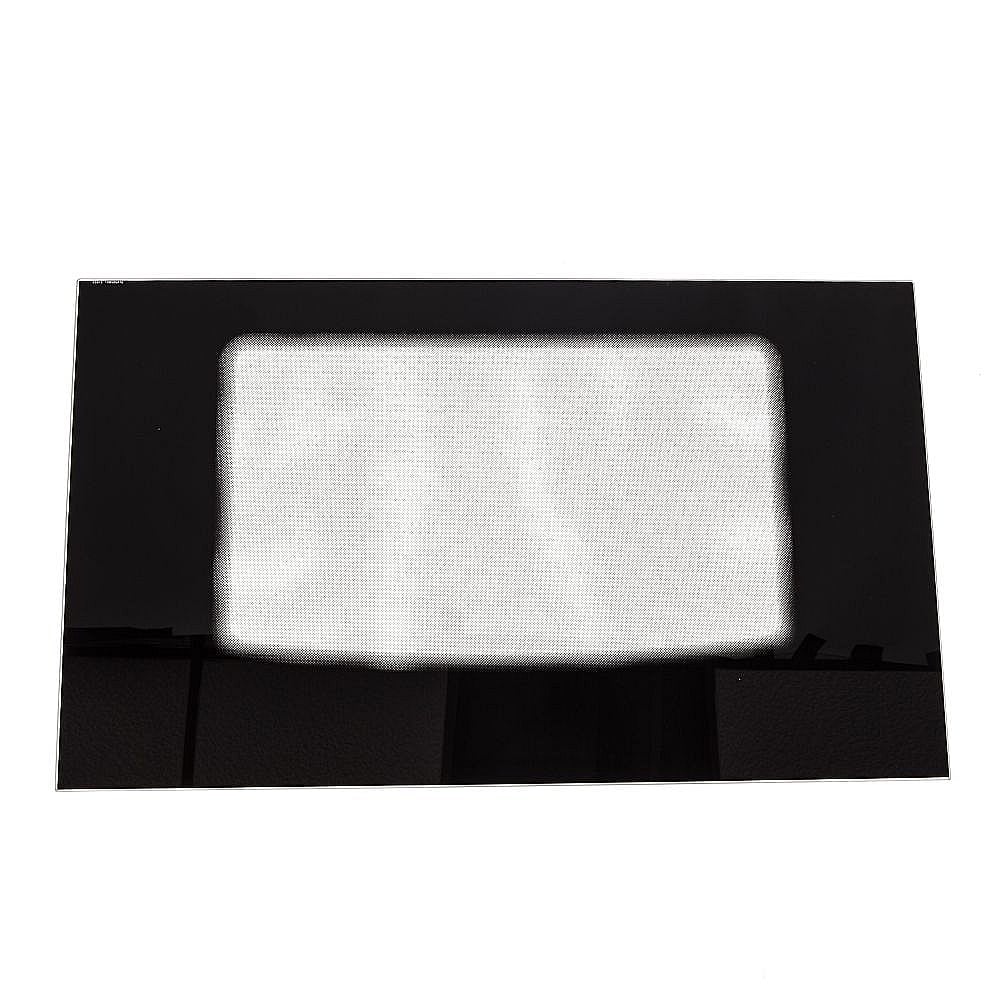 Part #5303935200, Range Oven Door Outer Panel And Foil Tape (Black) / 30.50 x 20.70 x 1.90