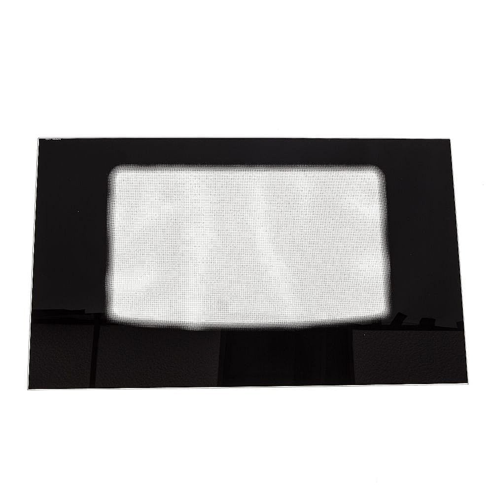 Range Oven Door Outer Panel and Foil Tape (Black)