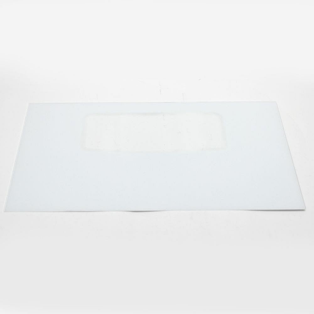 Photo of Range Oven Door Outer Panel and Foil Tape (White) from Repair Parts Direct