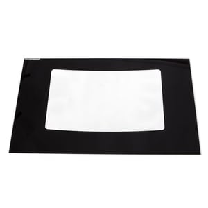 Range Oven Door Outer Panel And Foil Tape (black) 5303935216