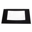 Range Oven Door Outer Panel And Foil Tape (black) for Kenmore 79093854302 - Part 5303935216