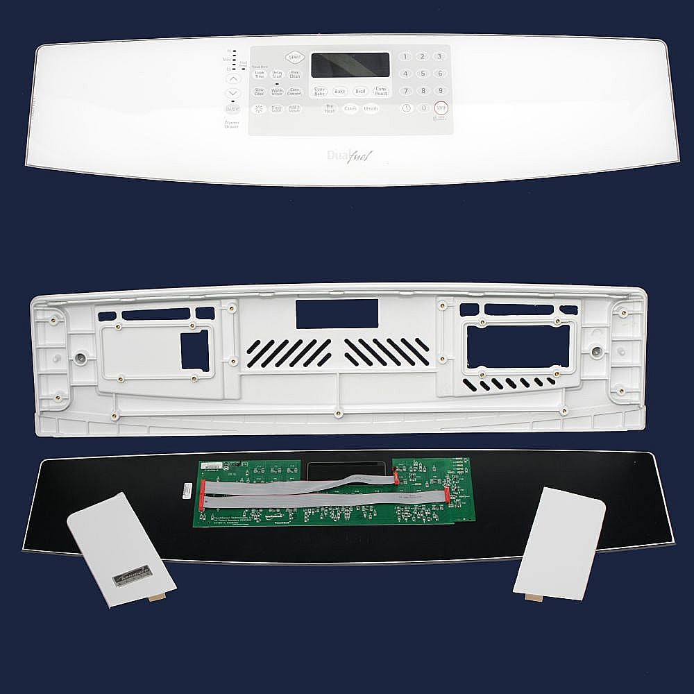 Kenmore Elite Part #5303935260, Range Control Panel Assembly (White) | 32.88 x 9.25 x 4.50