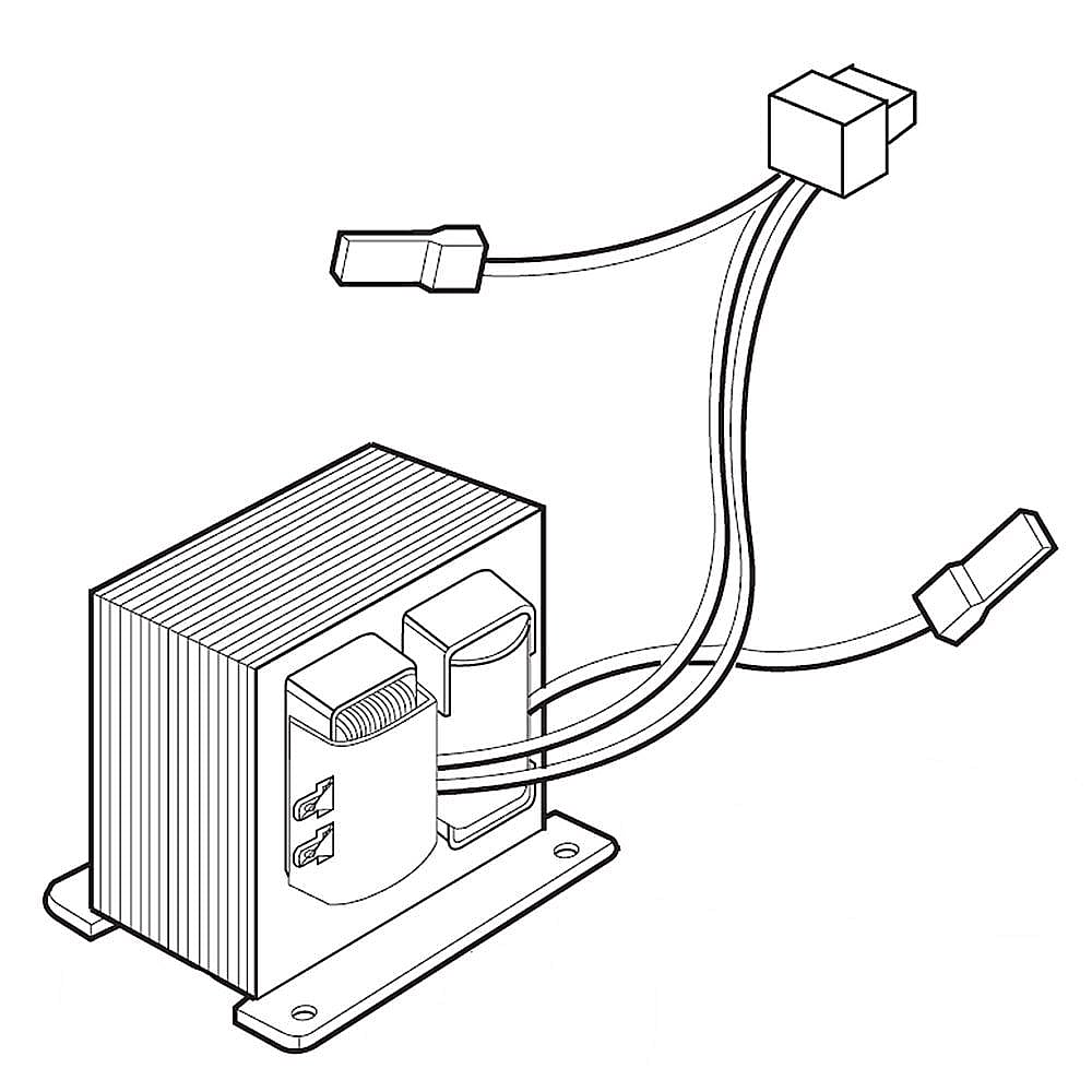 Frigidaire Part #5304423497, Transformer | 6.30 x 6.50 x 4.60