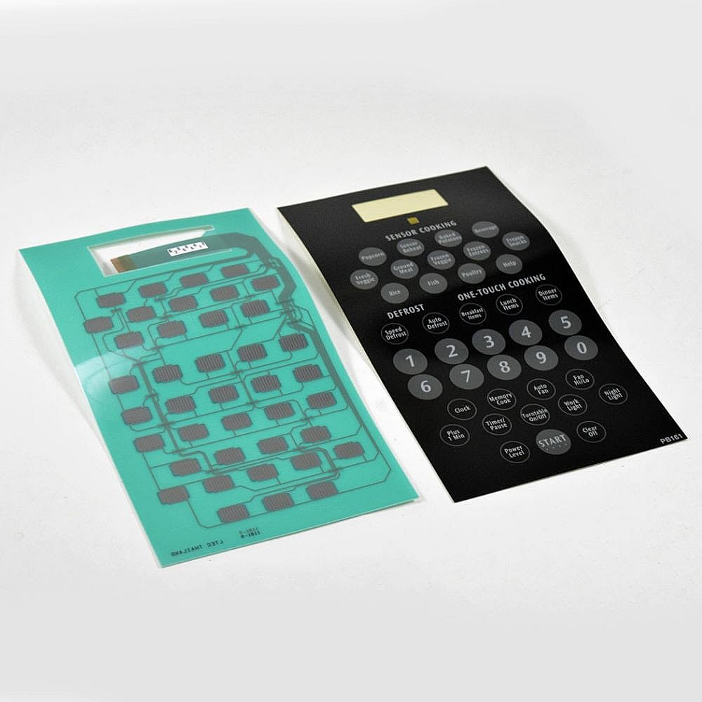 Part #5304443989, Microwave Keypad / 8.95 x 5.95 x 0.45