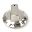 Range Surface Burner Knob (stainless) for Electrolux E36DF76EPS - Part 5304452801