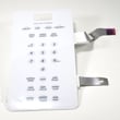 Microwave Keypad (white) for Tappan TMV151FBA - Part 5304456072
