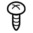 Screw for Electrolux E30MO65GSSA - Part 5304461215