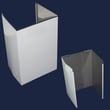 Range Hood Duct Cover, Lower for Electrolux RH36WC55GSB - Part 5304466265