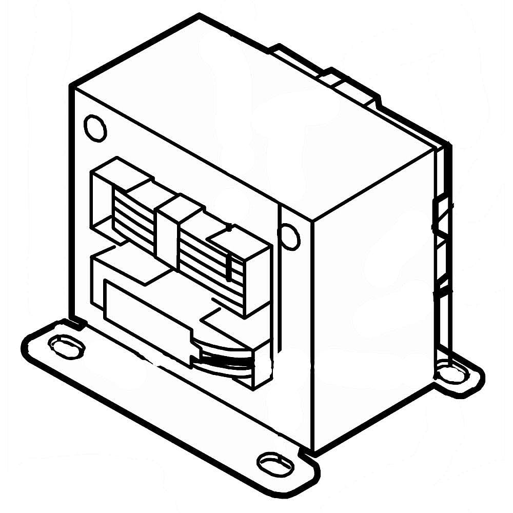 Part #5304470538, Microwave High-Voltage Transformer (Replaces 75304470538) / 8.50 x 8.30 x 6.10