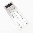 Microwave Control Panel Overlay for Frigidaire FGMV185KFC - Part 5304472040