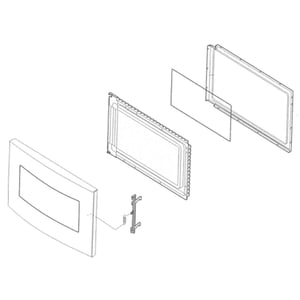Microwave Door Assembly 5304472254