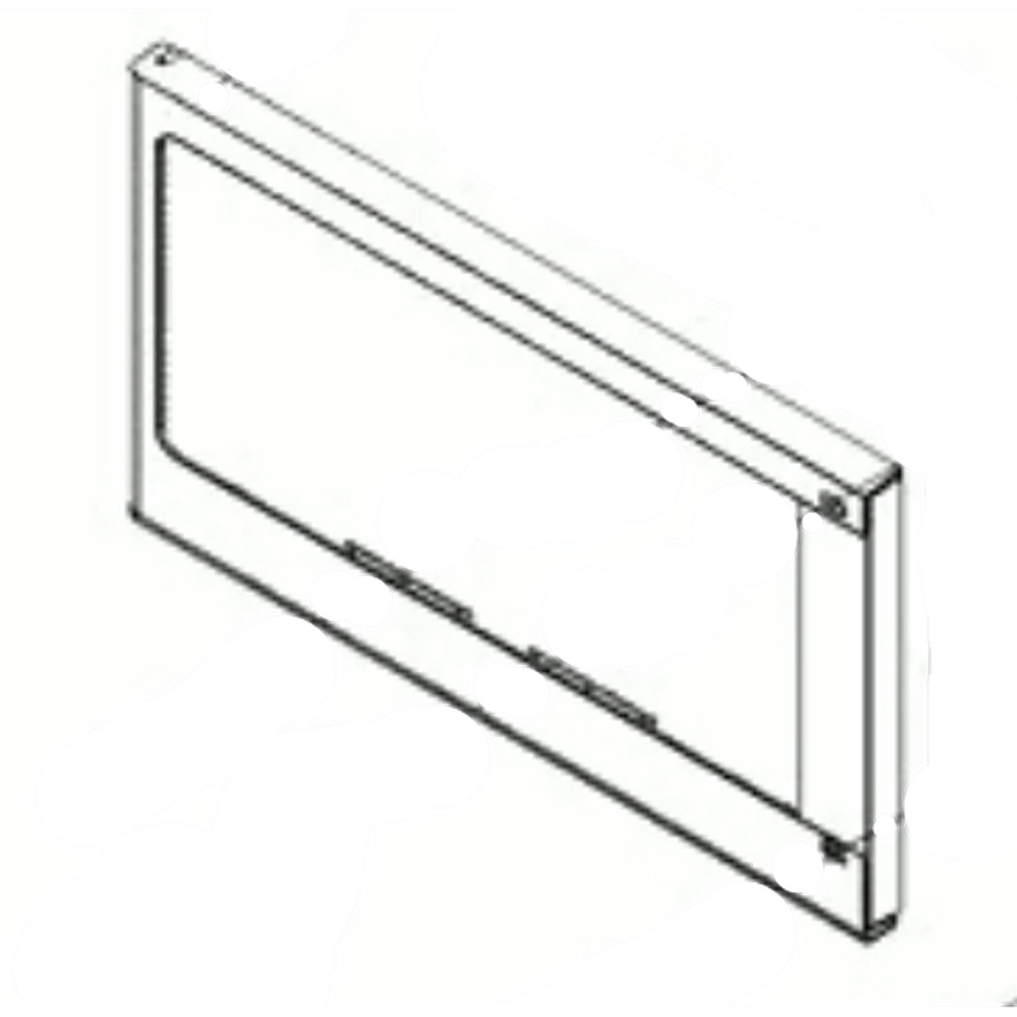 Frigidaire Part #5304477403, Microwave Door Outer Panel (Stainless) | 23.50 x 12.50 x 1.25