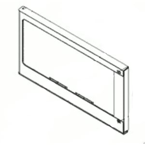 Microwave Door Outer Panel (stainless) 5304477403