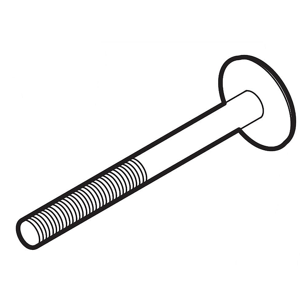 Kenmore Part #5304477986, Range Oven Door Handle Screw | 1.70 x 0.65 x 0.60