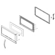 Microwave Door Assembly (white) for Frigidaire FGMV153CLBA - Part 5304481496